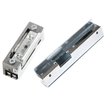 ELEKTROZACZEP NISKOPRĄDOWY ELEKTRA PLUS R4-12.21 Z BLOKADĄ 12V + KASETA R3-KAS.U-C + SZYLD SP2503-C